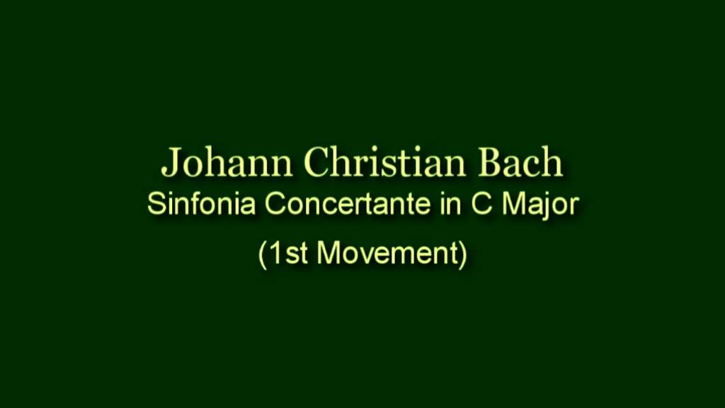 J. C.  Bach - Sinfonia Concertante in C Major (1st Movement)