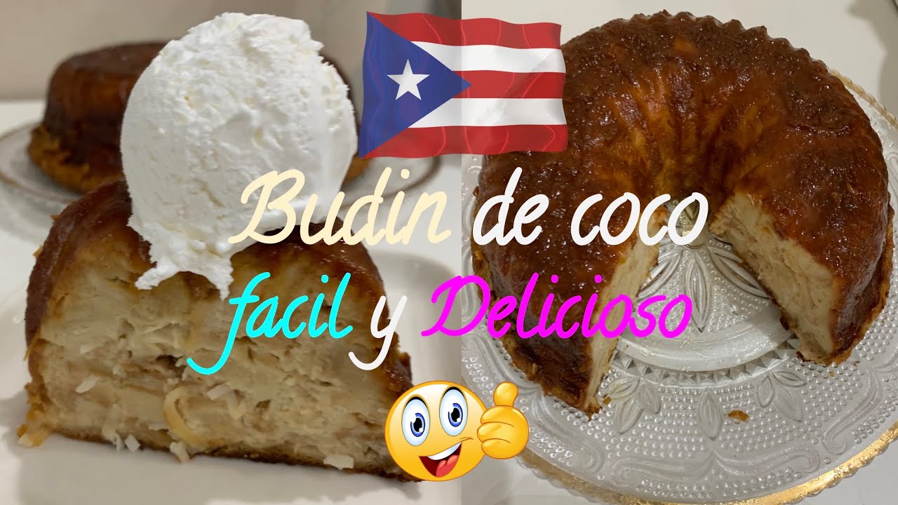 BUDIN DE PAN CON COCO