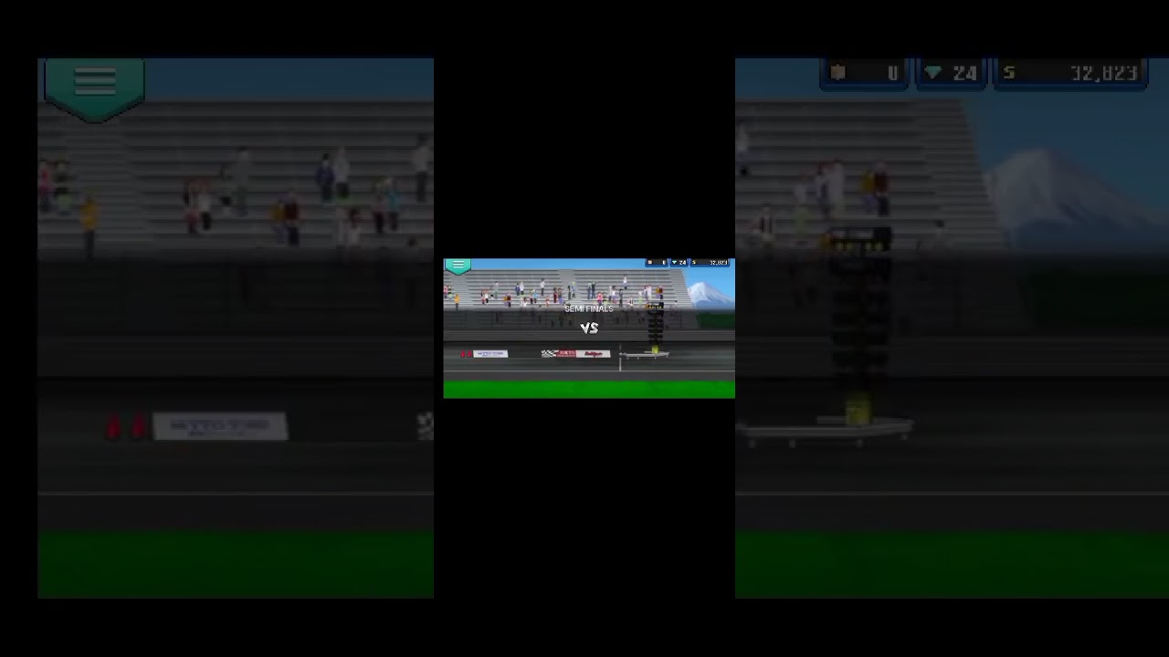 Мой GTR в игре pixel car racer