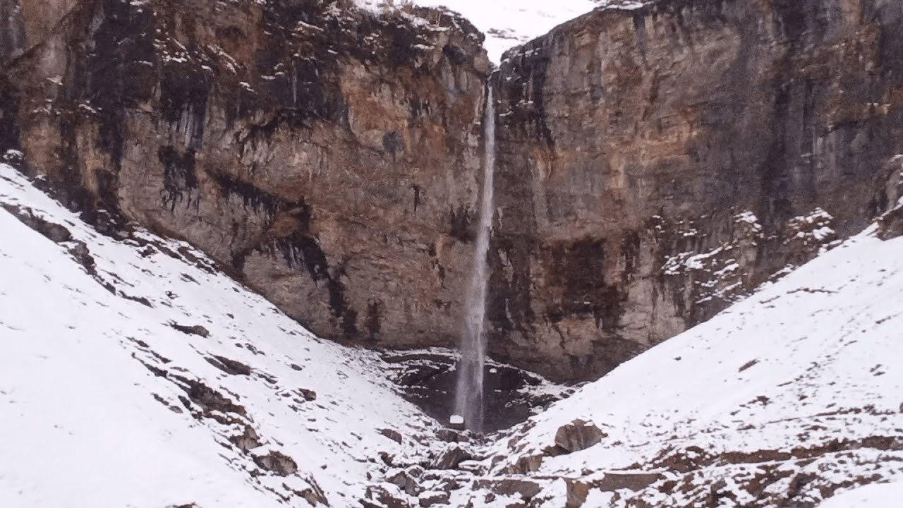 Sisu waterfall in #lahual, #Himachalpradesh, From where the water of #Chandra Valley is formed.