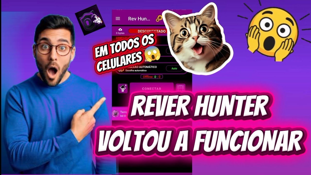 Internet gr&aacute;tis ? Como ter dados m&oacute;veis gratuitamente com rever Hunter 😱😨