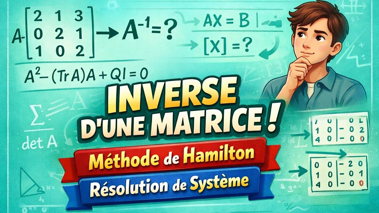 Matrice inverse avec décomposition et résolution système linéaire