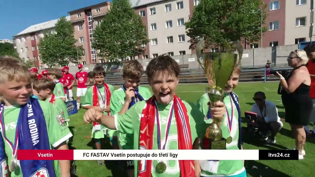 Vsetín:  FC FASTAV Vsetín postupuje do třetí ligy