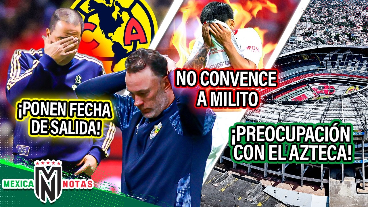 ¡Ponen fecha de salida a Jardine!| No convence y Milito lo va a correr| ¡Preocupación con el Azteca!