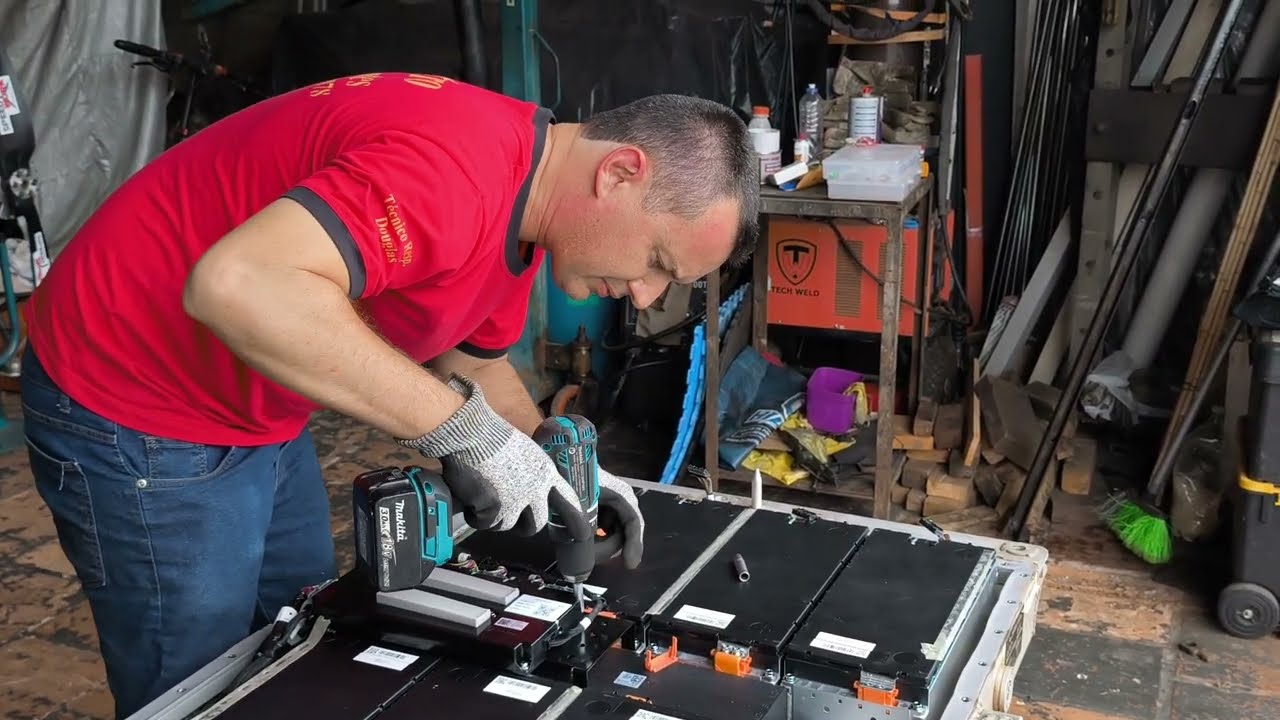 Desmontagem bateria Tiggo 8 pro 19kwh parte 1