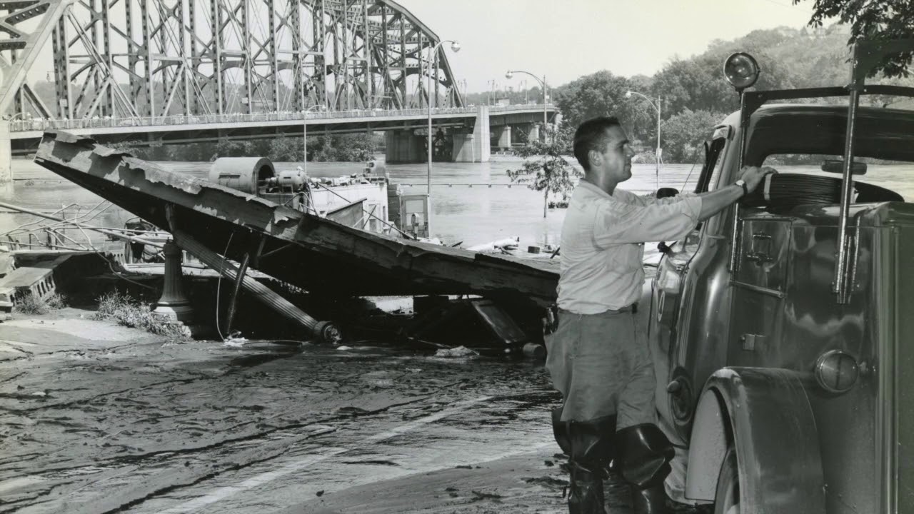 Hurricanes Connie and Diane hit Pennsylvania hard in 1955