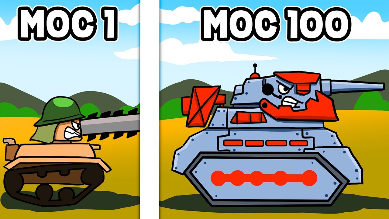 ŁĄCZĘ CZOŁGI W PRAWDZIWE FORTECE | MERGE TANKS [1]