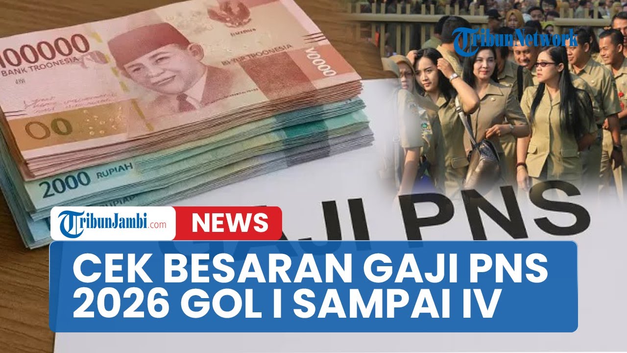 Cek! Segini Besaran Gaji PNS di 2026, Mulai dari Golongan I Sampai IV