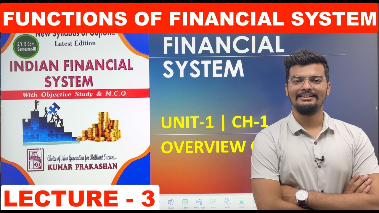 Functions of Financial System | Indian Financial Structure | Unit 1 | Lecture - 3 | UGT