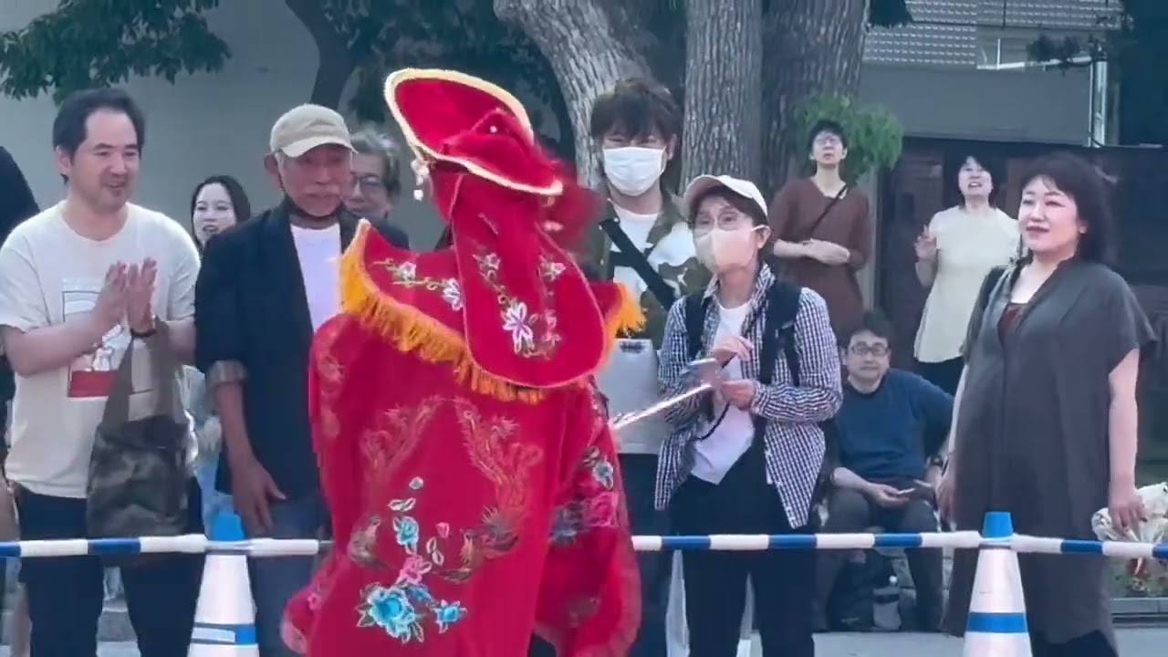 中学生美少女変面師‼️心々の変面ショー‼️アジアンマーケットフェスティバル2024.6.1