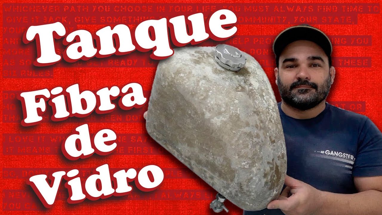 Como Fazer Tanque de Gasolina em Fibra de Vidro Ep 04