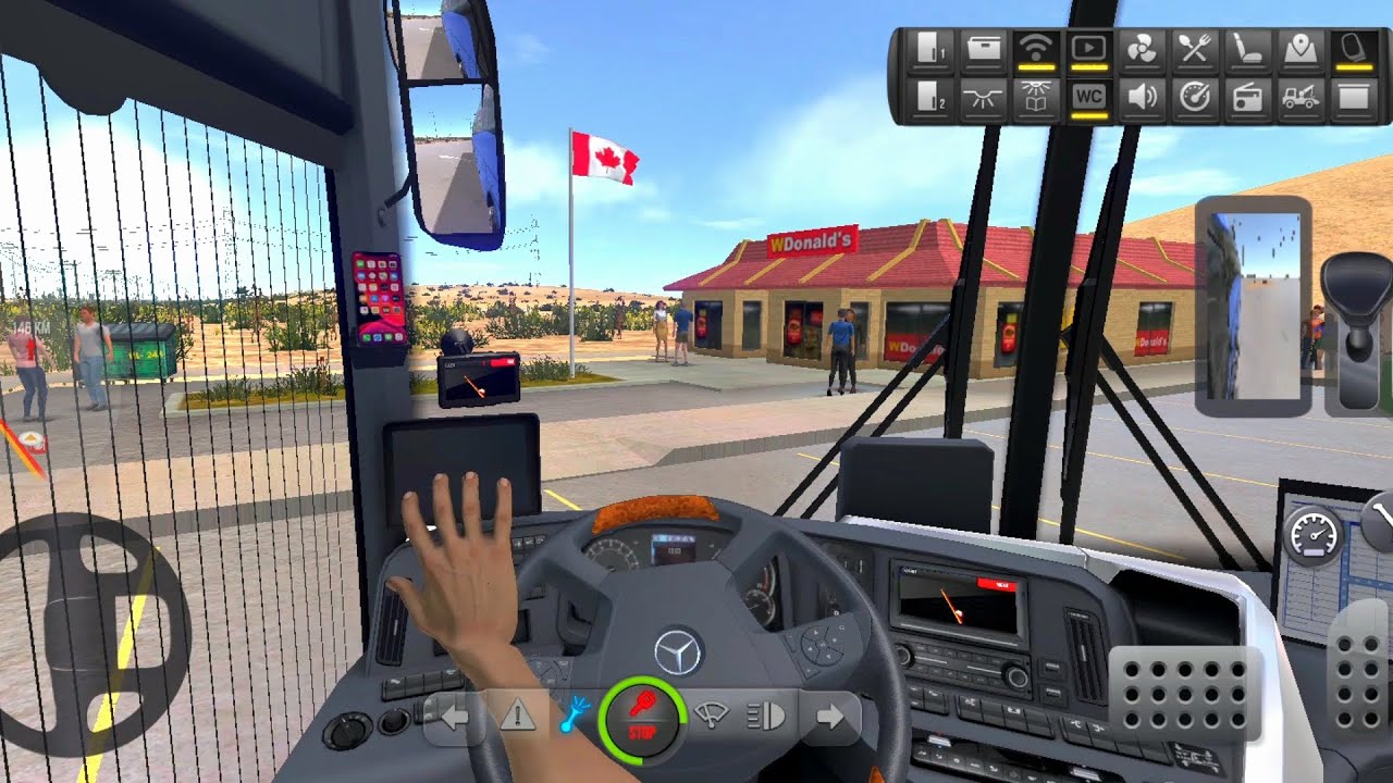 Bus Simulator : Ultimate | McDonald's 🍔🍕 | Zuuks | Mercedes-Benz | Drive with Devil 😈