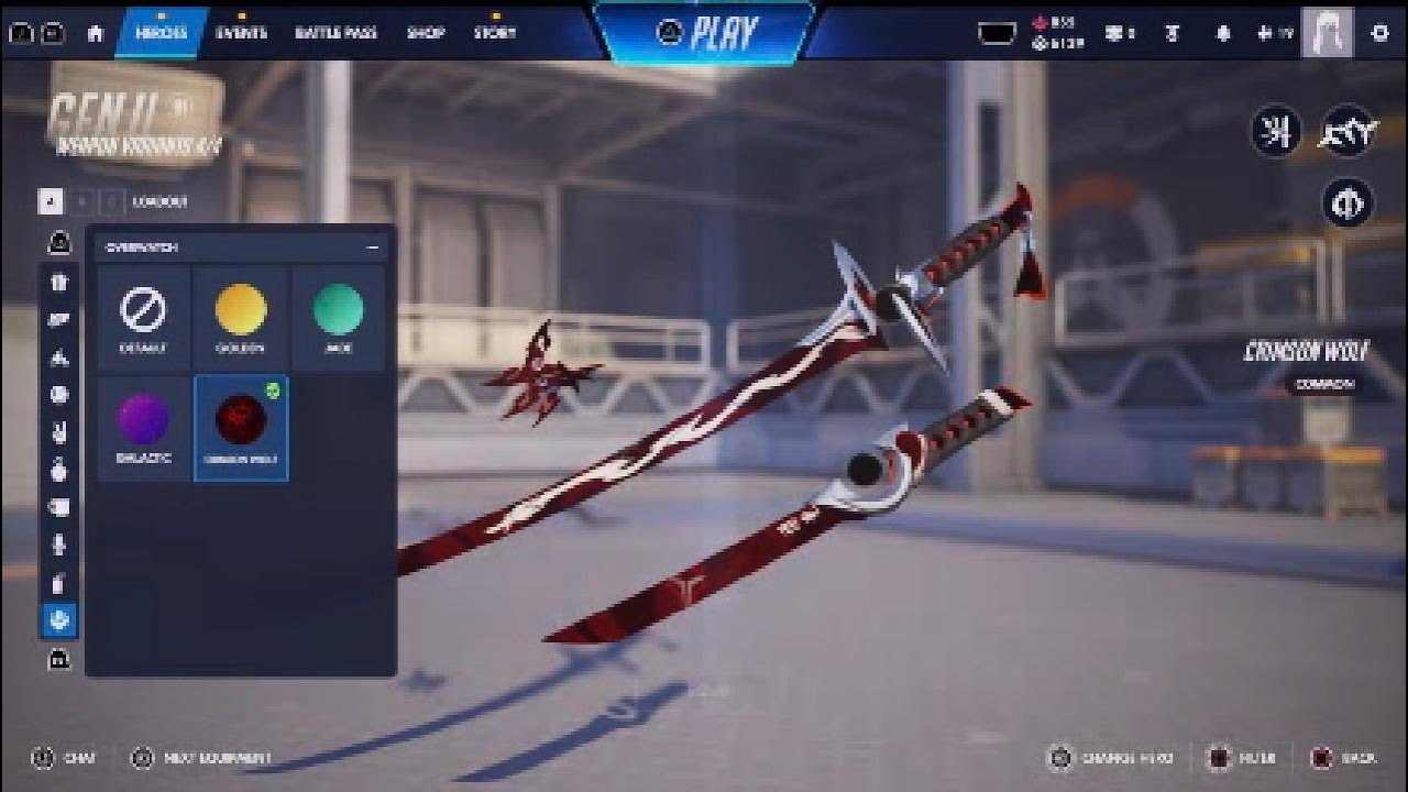 Mythic Weapon Genji With Crimson Wolf!!!
