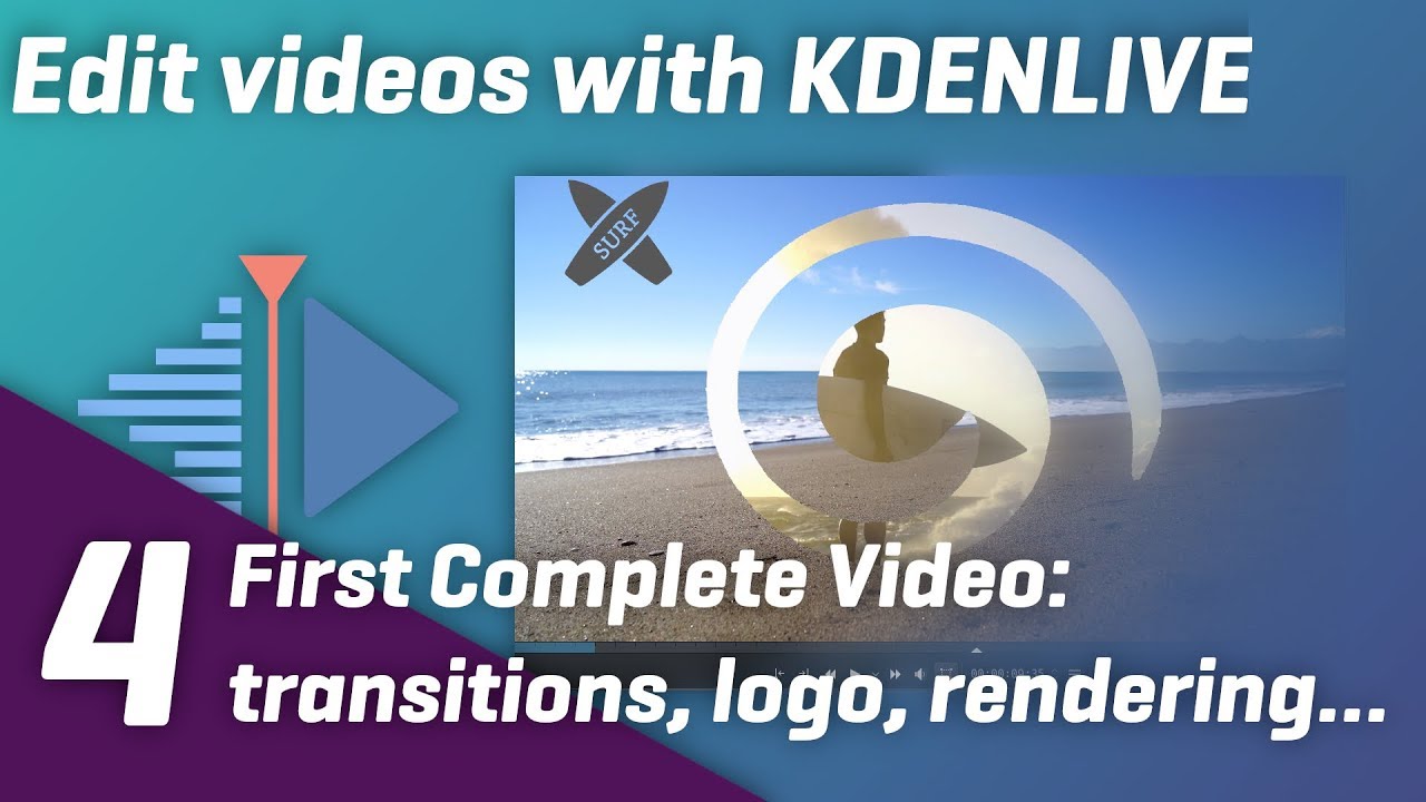 Монтаж вашего первого простого видео на Kdenlive — Учебное пособие по KdenLive, часть 4