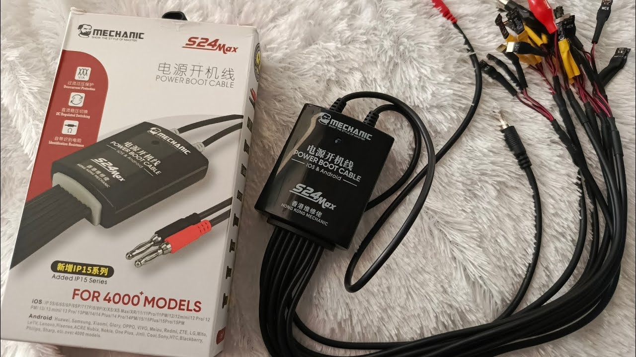 MECHANIC S24 MAX 💥 POWER BOOT CABLE HANDPHONE 💥