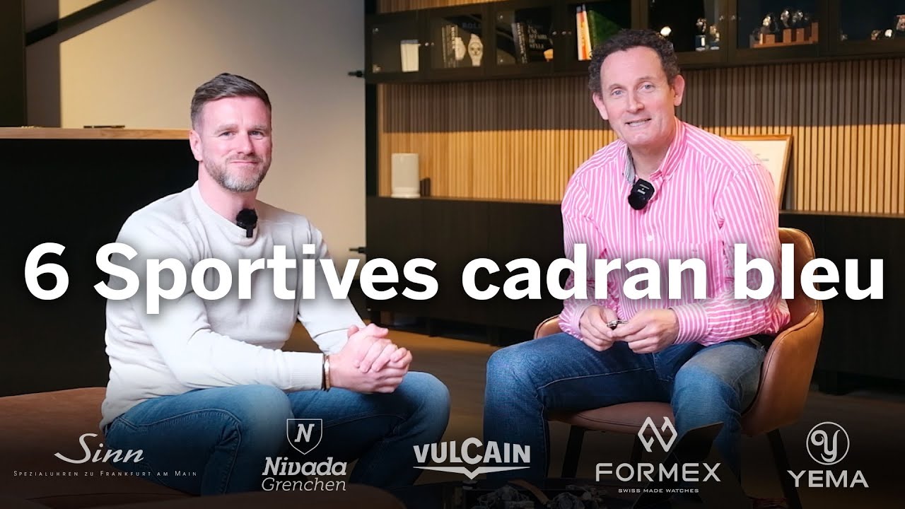 6 Montres sportives et sport-chic à cadran bleu chez LVH