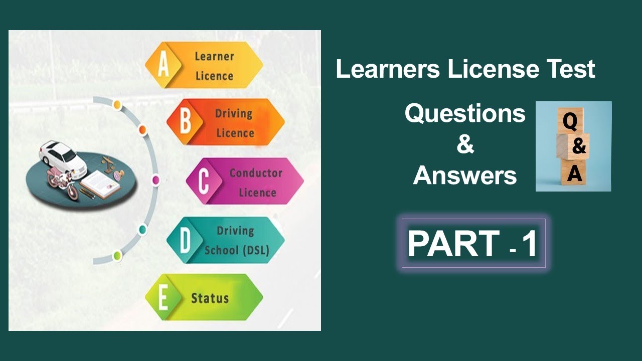 Pass Your Learner's License Test First Try! 🚗 | Most Important Questions (Part 1)