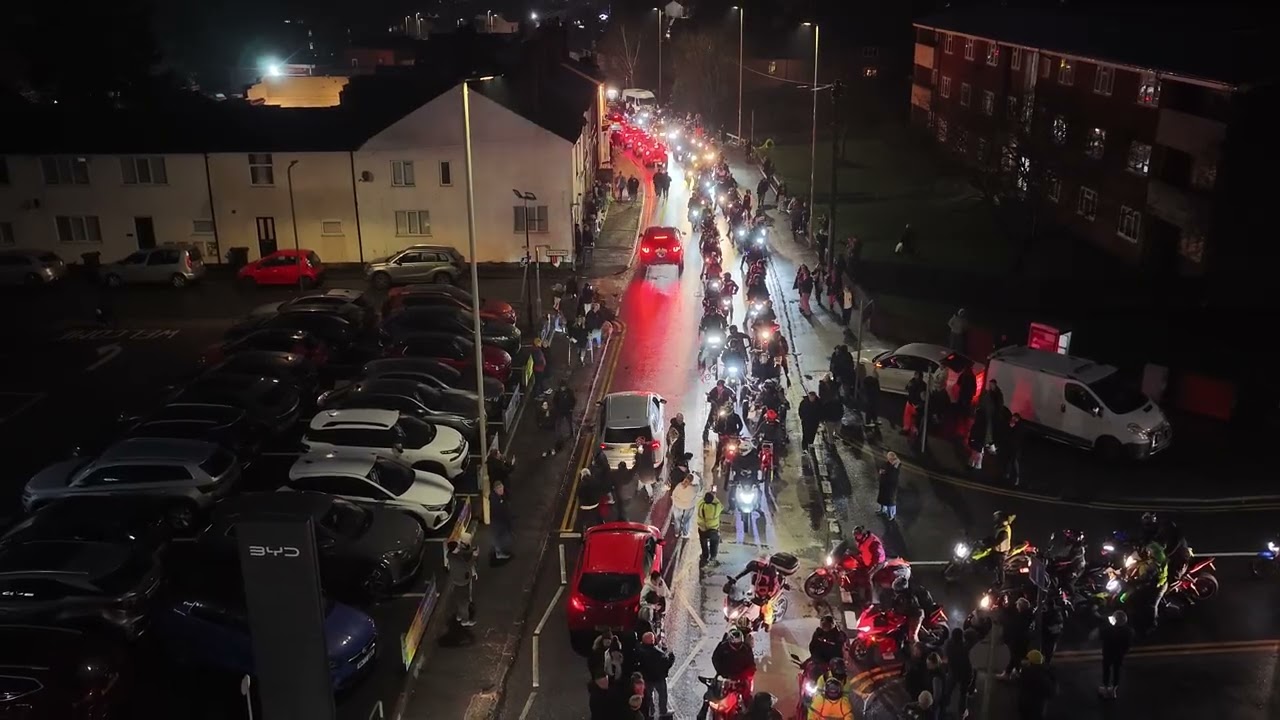 What an incredible turnout for the ride for Amelia. Big respect to everyone involved 