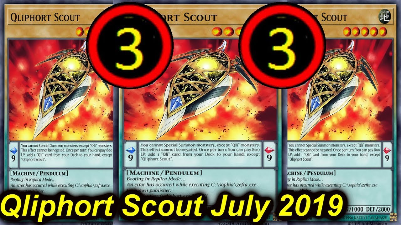 【YGOPRO】QLIPHORT SCOUT NEW TCG BANLIST JULY 2019