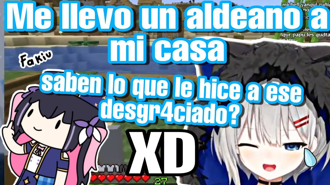 El aldeano de Hina acosaba a Luna 😂