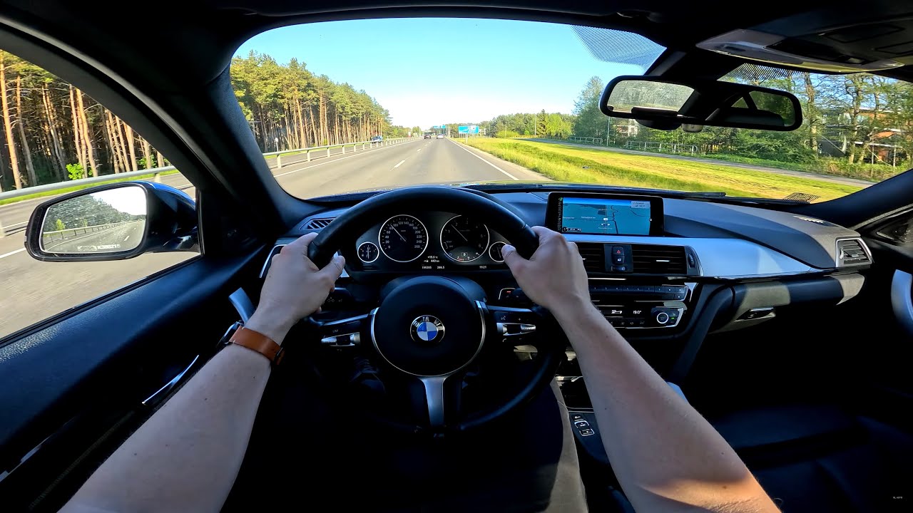 BMW F30 2.0D LCI 2016 M-Sport | 4K POV Test Drive