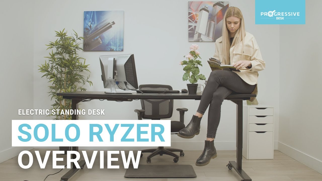 Adjustable Standing Desk | Solo Ryzer Overview | Progressive Desk