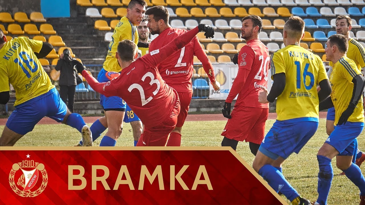 KS Kutno - Widzew Ł&oacute;dź 0:1 - Bramka Dario Kristo