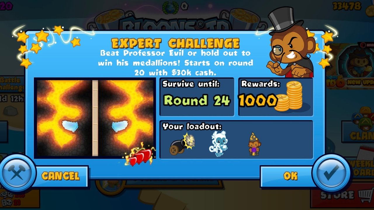 Bloons TD Battles Professor Evil Challenge #5 