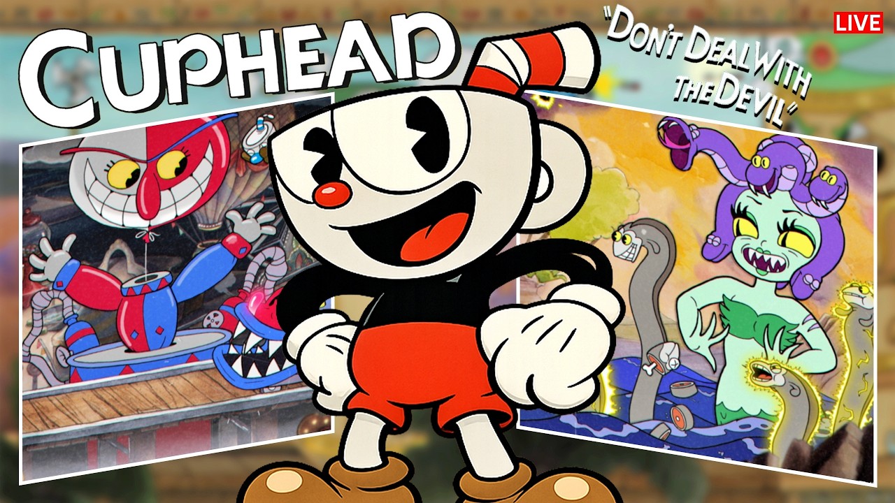 GETTING SOME CONTRACTS | CUPHEAD LIVE