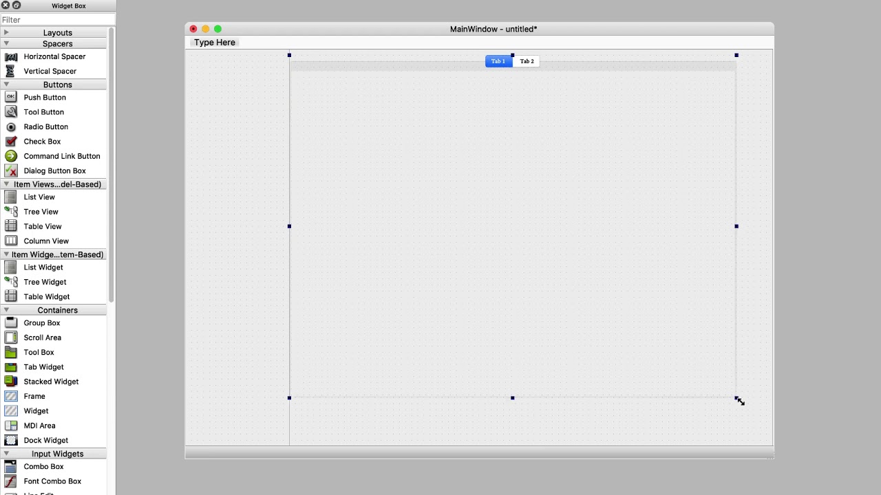 كيفيه تصميم Responsive UI ب ال QtDesigner