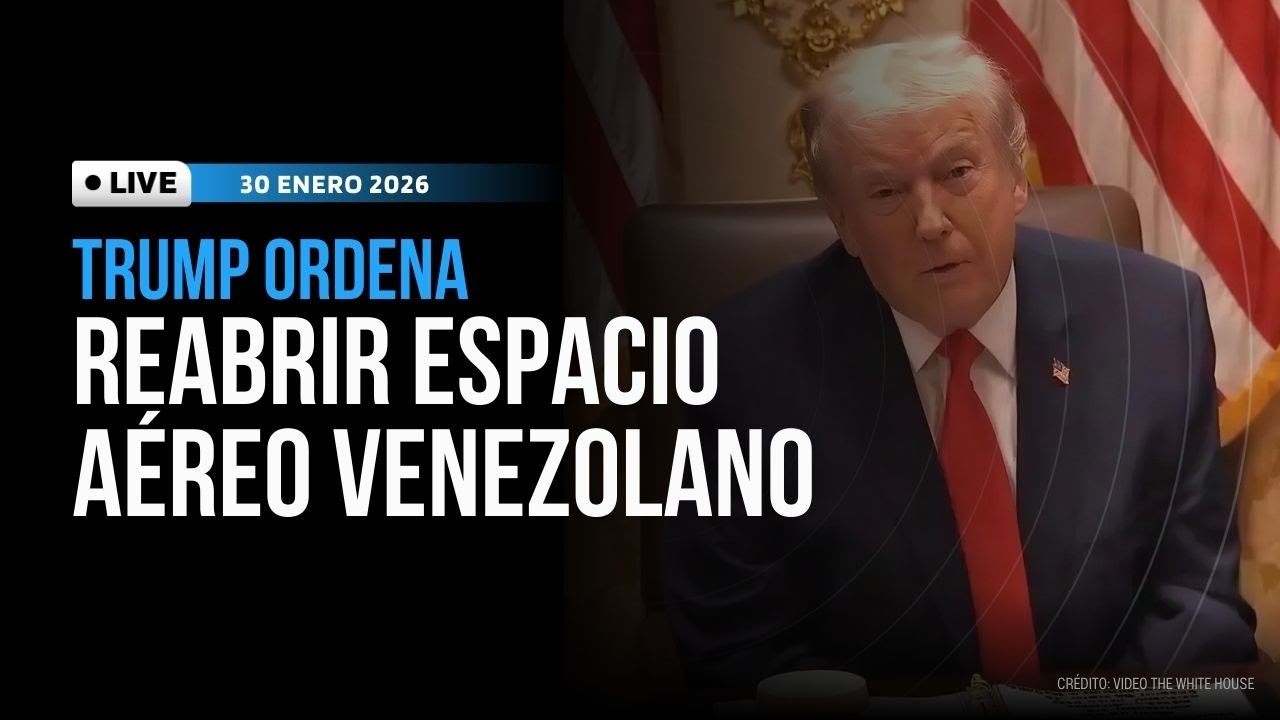 Trump ordena reabrir espacio aéreo venezolano | Al Día con Fuente Latina