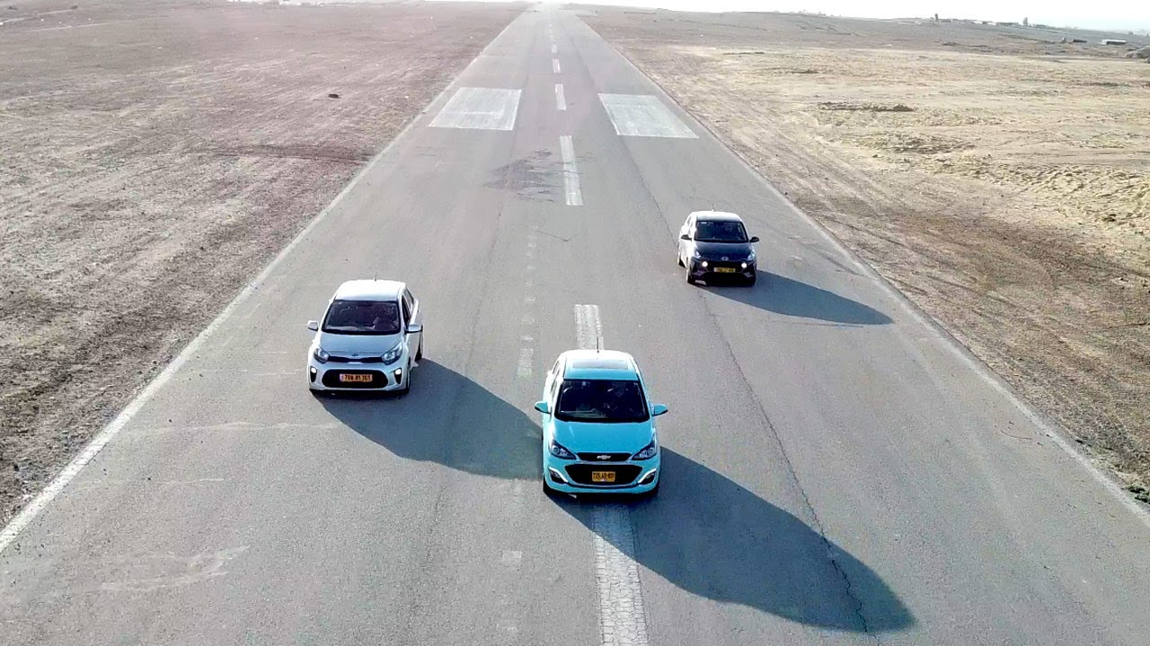 שברולט ספארק מול יונדאי i10 מול קיה פיקנטו | Chevrolet Spark vs Kia Picanto vs Hyundai i10