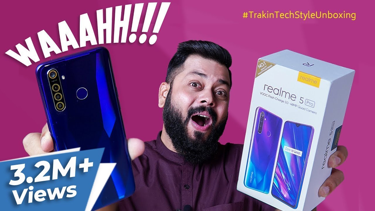 Realme 5 Pro Unboxing & First Impressions ⚡ अब आएगा मजा !!