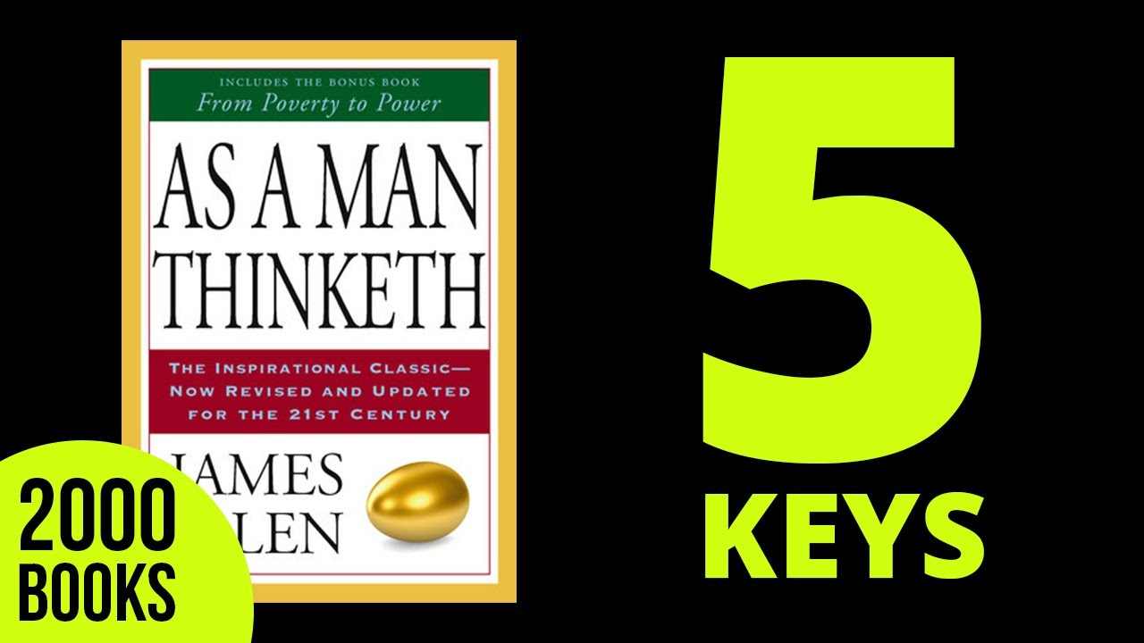 As a Man Thinketh by James Allen - Summary and PDF below