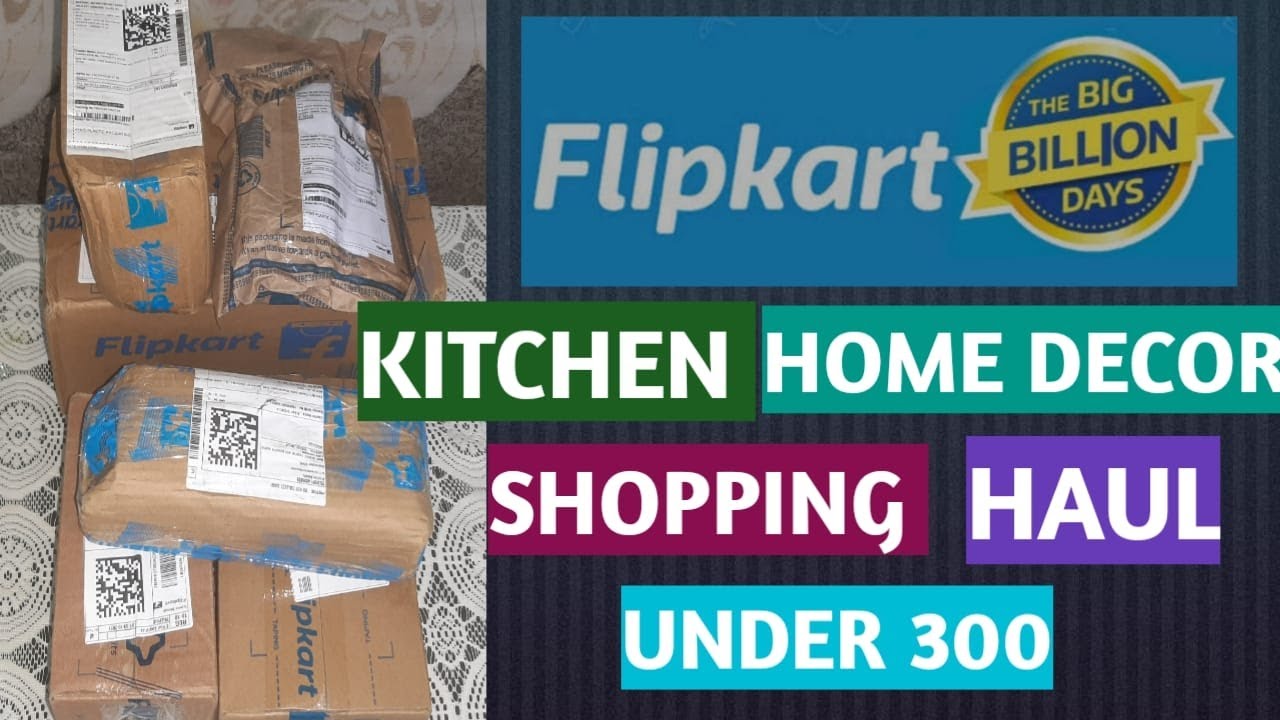 FLIPKART KITCHEN HOME DECOR SHOPPING HAUL| UNDER 300| UNBOXING| MONIKA MAKEOVER GALLERY|