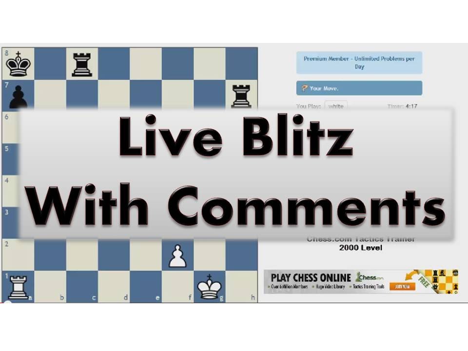 Blitz Chess #2152 with Live Comments English Defence vs ferdia with Black