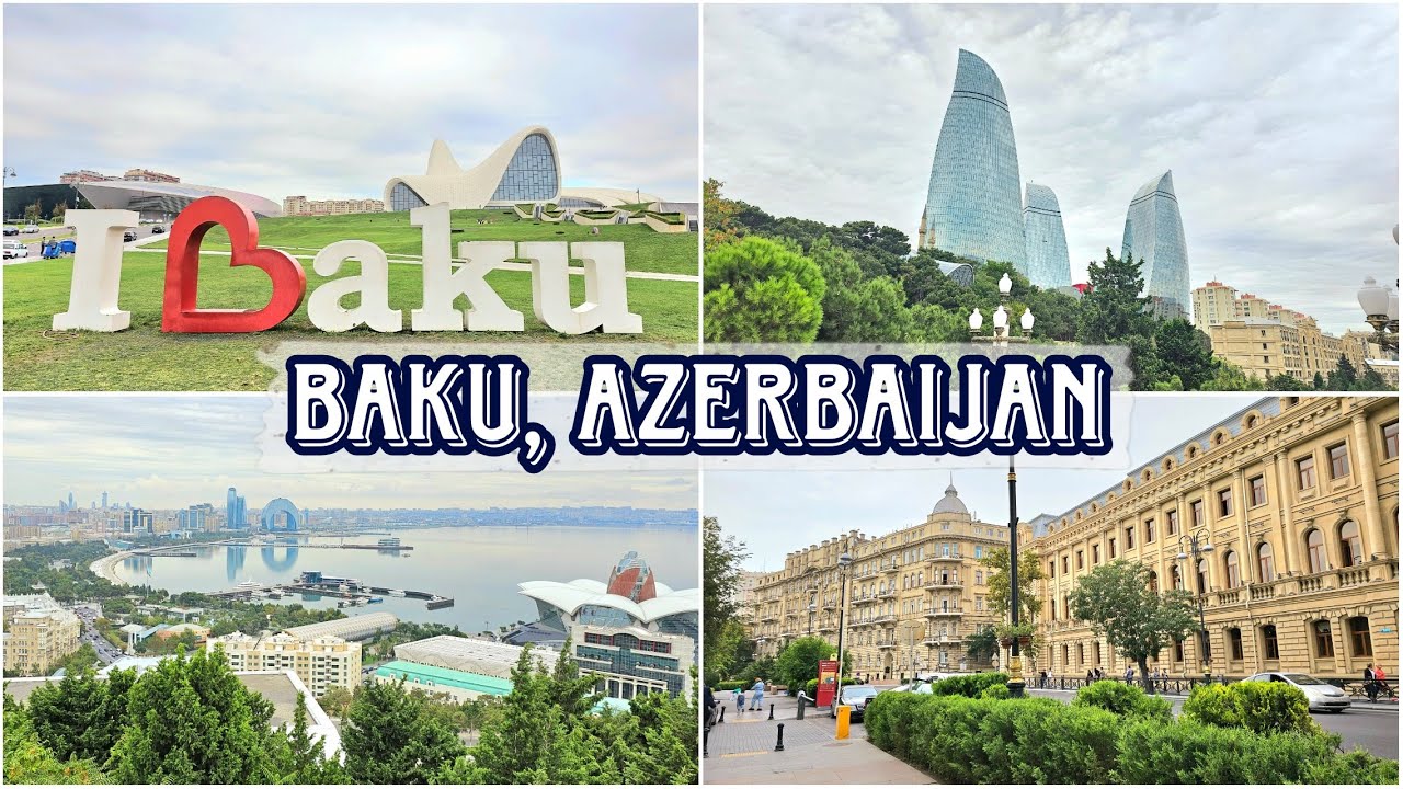 BAKU AZERBAIJAN CITY TOUR || Best Places to Visit in Baku