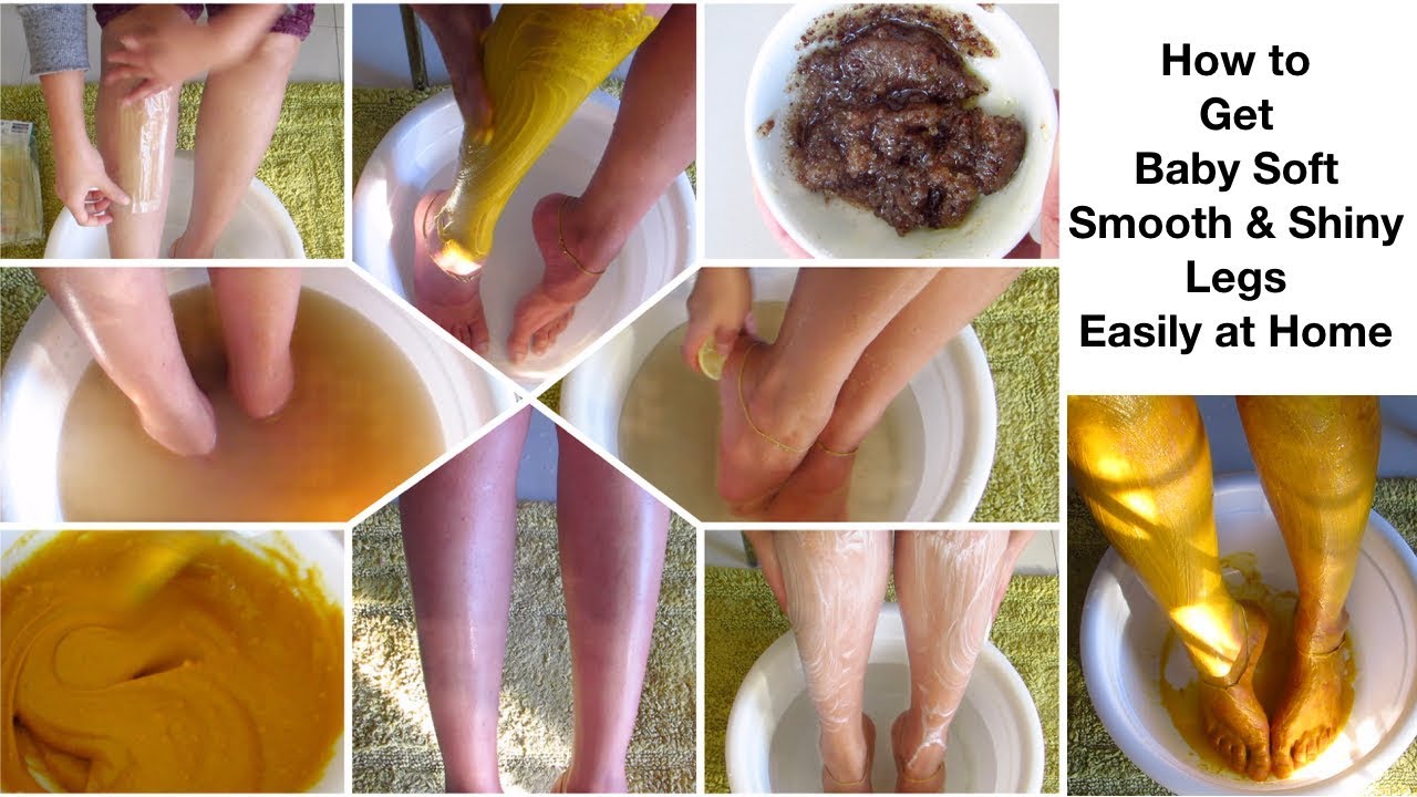 How to get Baby Soft Smooth & Shiny Legs easily at Home || Mamtha Nair