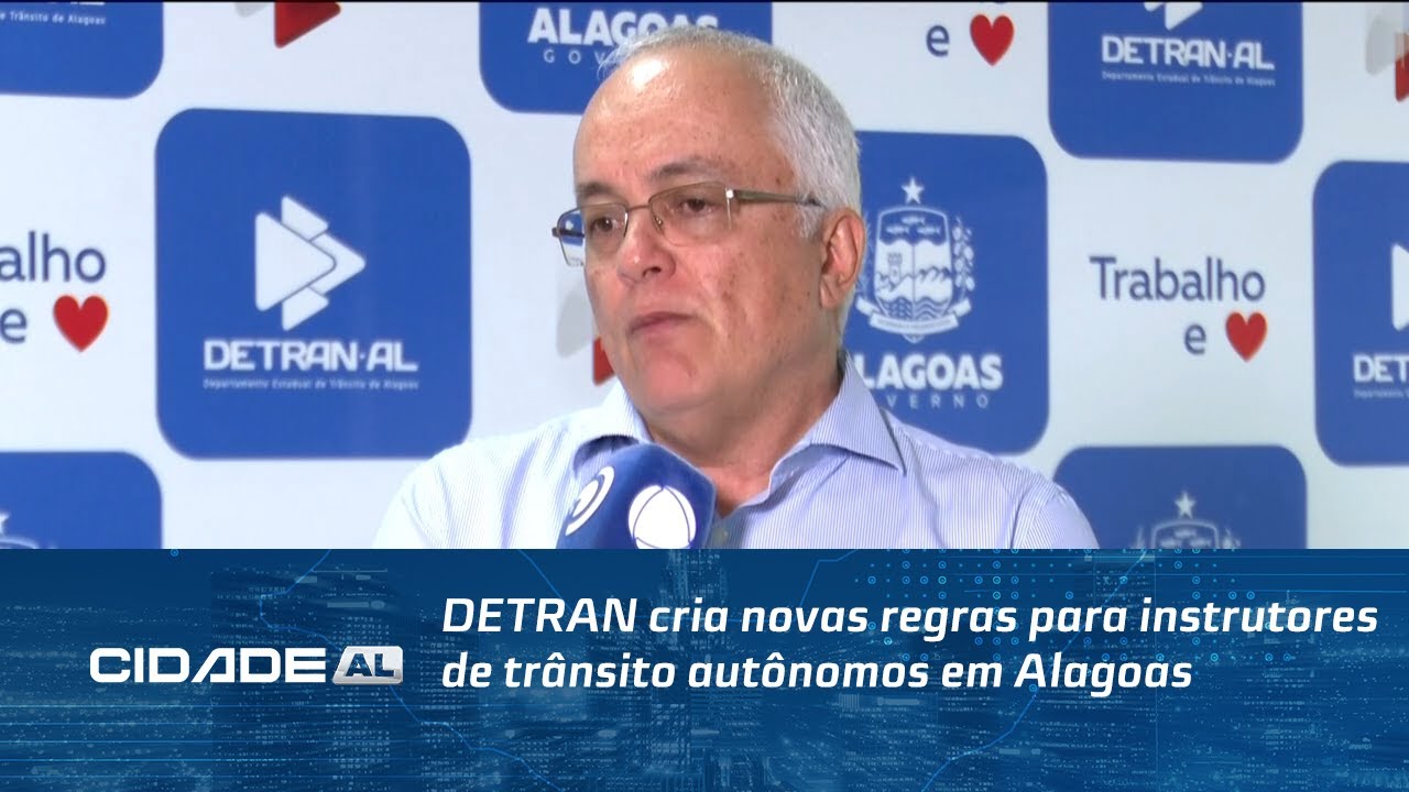 DETRAN cria novas regras para instrutores de trânsito autônomos em Alagoas