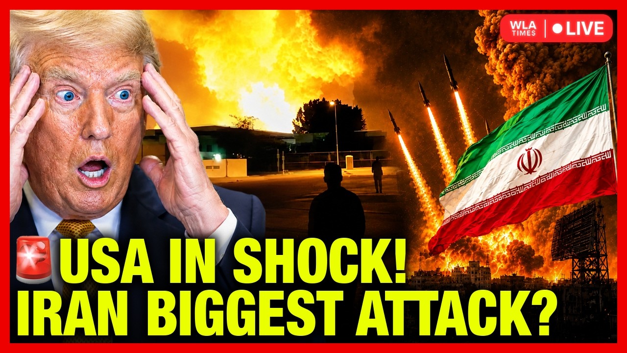 IRAN WAR Shocking LIVE | Iran Goes MAD! BRUTAL Missile HELL On US 5th Fleet & Aircraft?