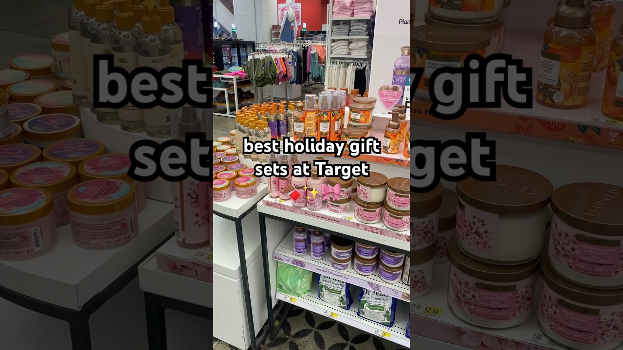 holiday gift sets at Target! 