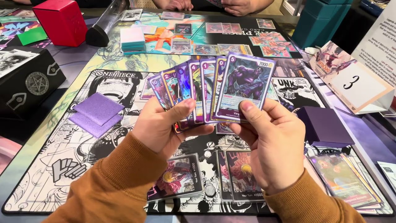 Purple Doflamingo vs Yellow/Green Yamato (Eb-03) | One Piece TCG Locals Round 1