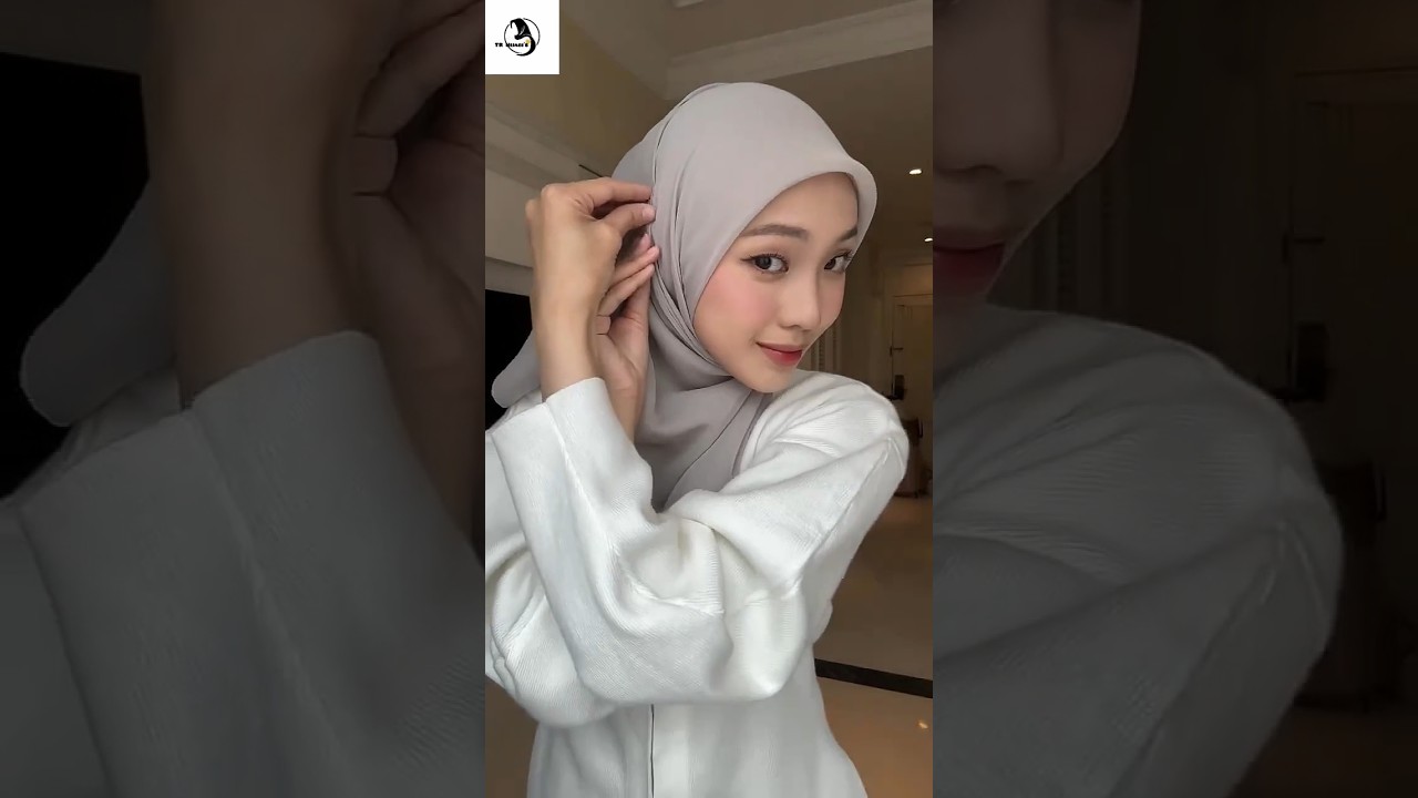 Try this easy hijab style Hijabi's😗🧕 #hijab #muslim #hijabistyle #girl