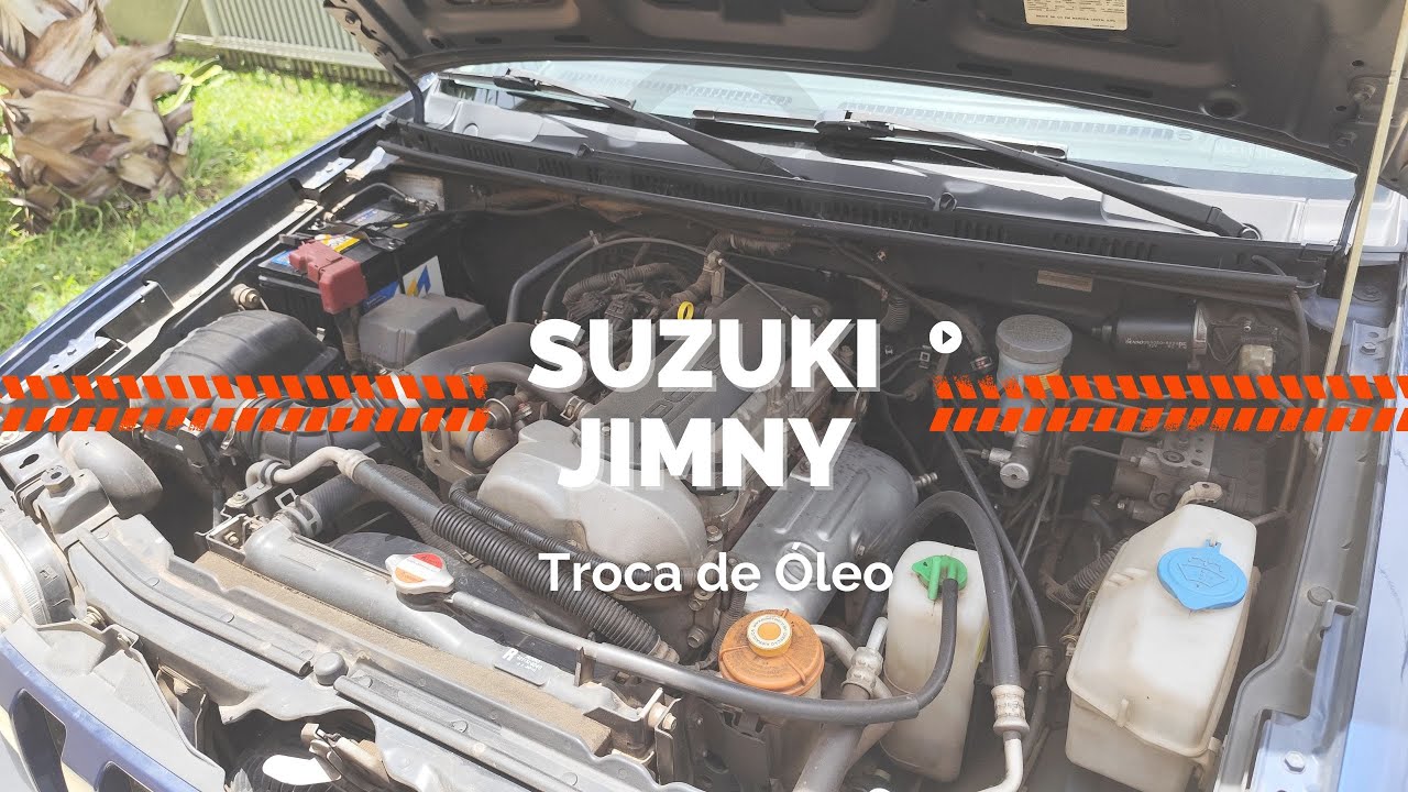 Troca de óleo e filtro do Suzuki Jimny
