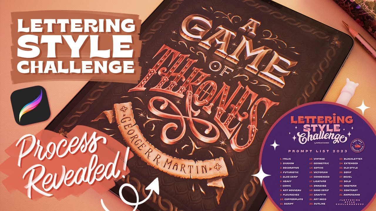 Посмотрите, как я создаю обложку книги! #letteringstylechallenge2023