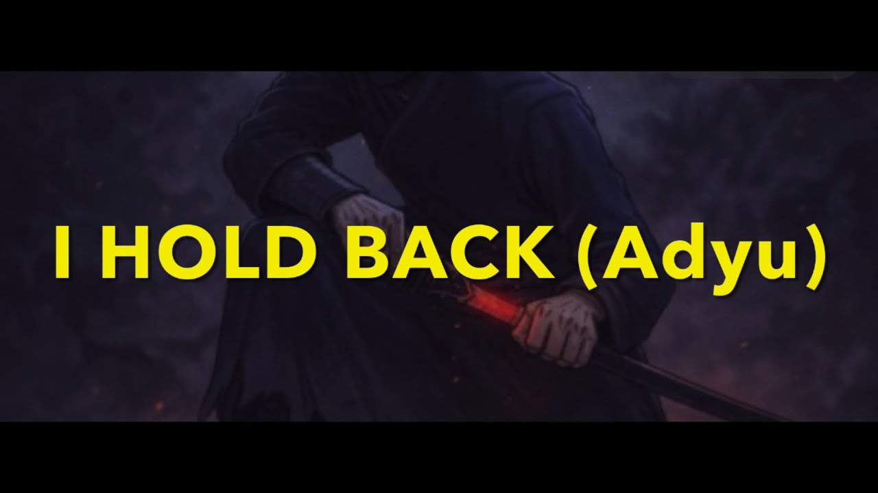 I Hold Back—Adyu (Official Lyric Video) | #indianmusic #drill
