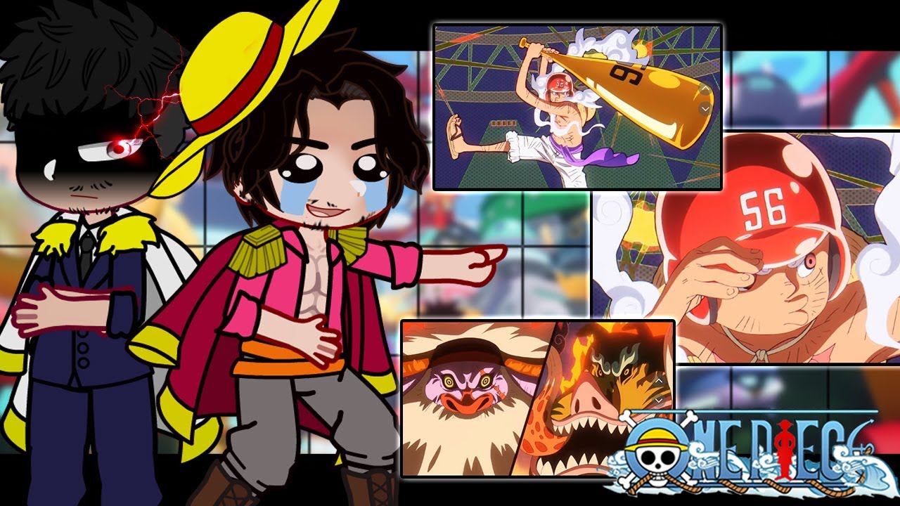 👒 🇺🇸/🇧🇷 One piece God valley React to  Luffy  | Part 1 🎯 | Gacha Club | One piece react