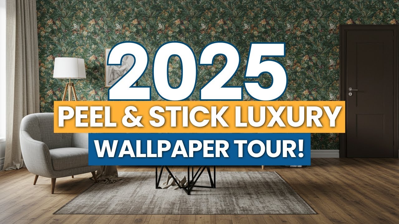 The ABSOLUTE BEST Peel & Stick Wallpaper for a LUXURY LOOK