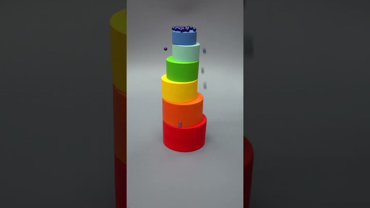 ASMR Reverse 🔉📿🔔Amazing Pearls and Black Beads in Wooden Cups #asmr #beads #dominogirl