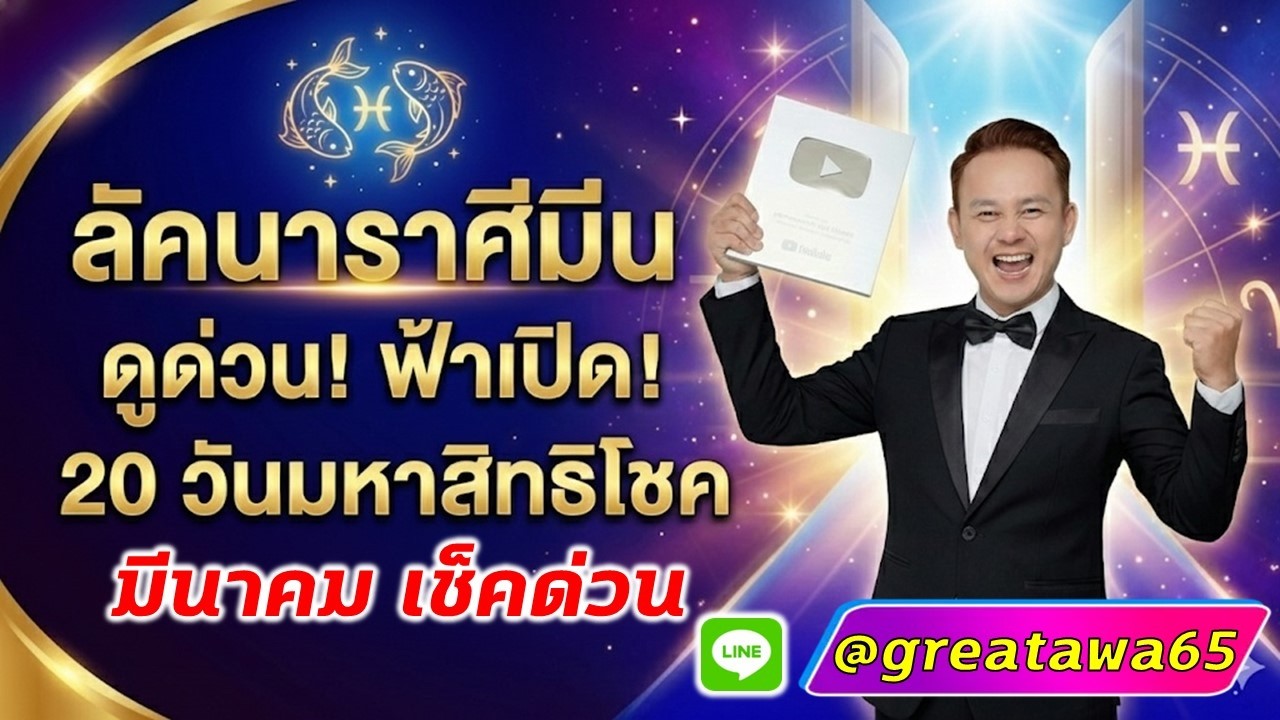 20วันนี้วันมหาสิทธิโชคดี ลัคนาราศีมีน ฟ้าเปิด รับทรัพย์ มีนาคม#พลังบวก #มีน  #ดวง #รวย#ราศีมีน